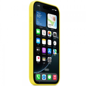 Чехол-накладка Apple Silicone Case для iPhone 16 Pro Max, силикон, желтый