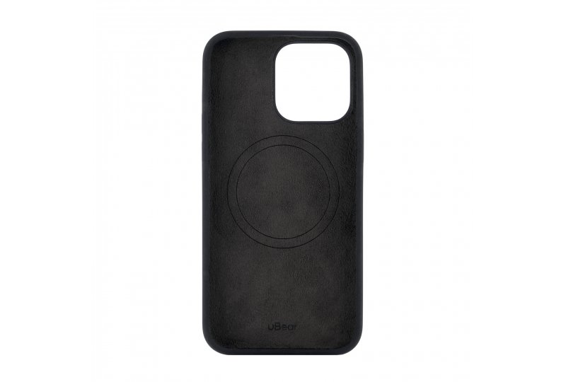 Чехол-накладка uBear Touch Mag Case для iPhone 15 Pro Max, силикон, черный