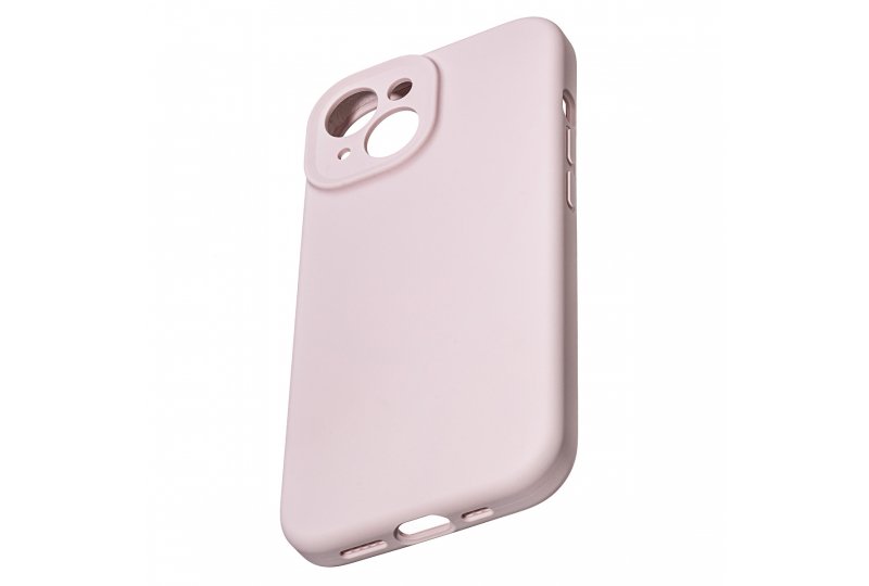 Чехол-накладка Synora Silicon MagCase для iPhone 15, силикон, светло-розовый