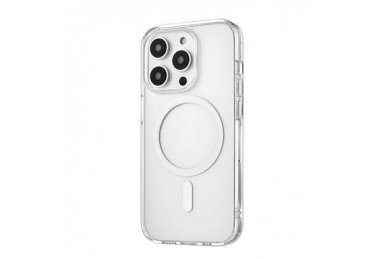 Чехол-накладка uBear Real Mag Case для iPhone 14 Pro, поликарбонат, прозрачный