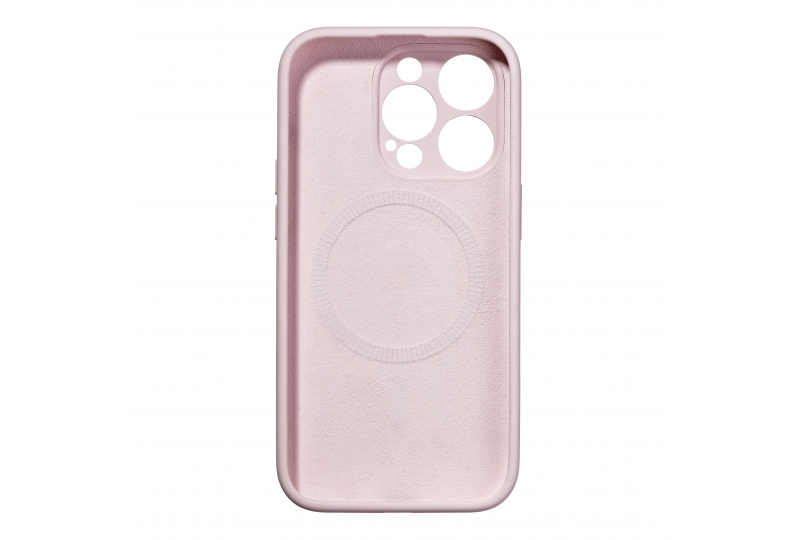 Чехол-накладка Synora Silicon MagCase для iPhone 14 Pro, силикон, светло-розовый