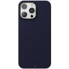 Чехол-накладка VLP Kevlar Case для iPhone 16 Pro, кевлар, темно-синий