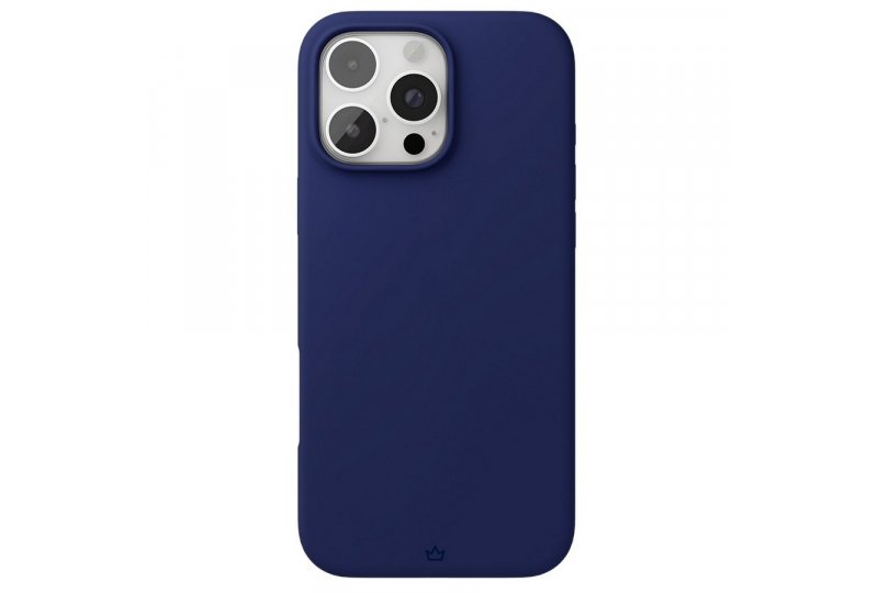 Чехол-накладка VLP Aster Case для iPhone 16 Pro, силикон, темно-синий