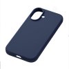Чехол-накладка uBear Touch Mag Case для iPhone 16, силикон, темно-синий