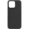 Чехол-накладка Asynora Magnetic aramid fiber для iPhone 16 Pro Max, кевлар, черный