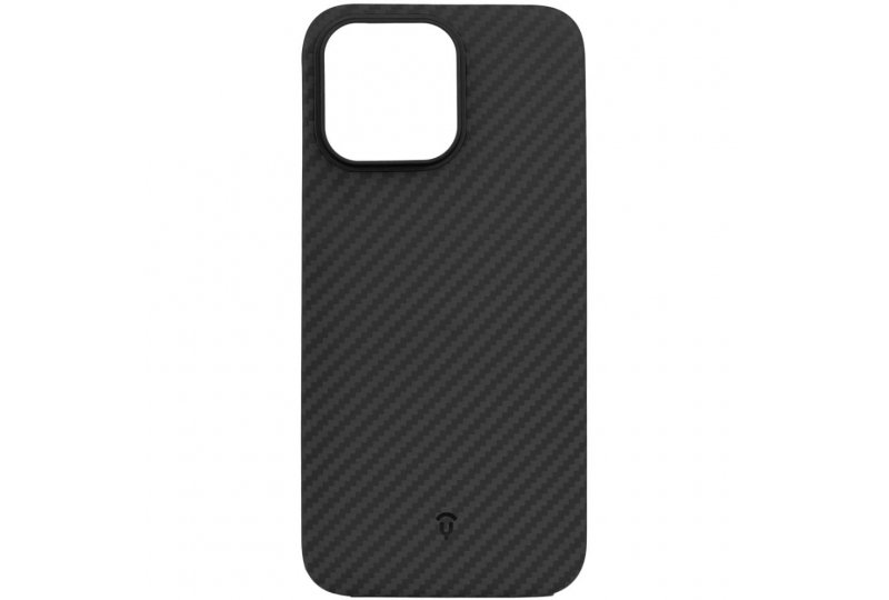 Чехол-накладка Asynora Magnetic aramid fiber для iPhone 16 Pro Max, кевлар, черный