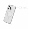 Чехол-накладка uBear Real Mag Case для iPhone 15, полиуретан, прозрачный