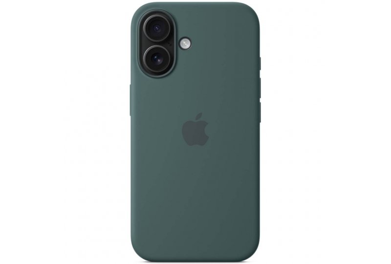 Чехол-накладка Apple Silicone Case для iPhone 16, силикон, зеленый