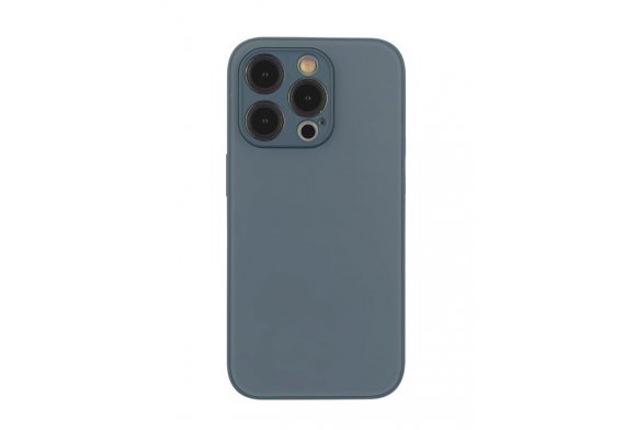 Чехол-накладка VLP Glaze Case для iPhone 15 Pro, полиуретан, синий