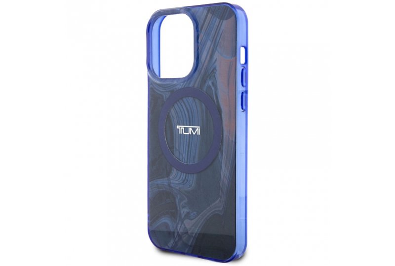Чехол-накладка Tumi Liquid Double Laye для iPhone 15 Pro Max, пластик, синий