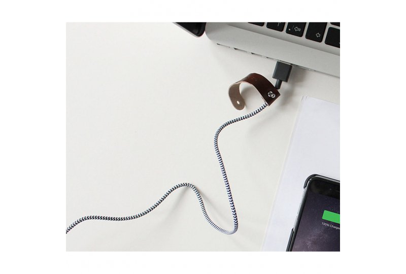 Кабель Native Union Belt Lightning/USB, 3 м, серый