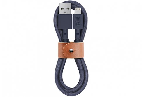 Кабель Native Union Belt Lightning/USB, 1.2 м синий