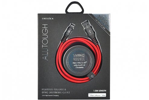 Кабель Energea Alutough Lightning 1,5 м Red
