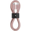 Кабель Native Union Belt Lightning/USB-С, 1.2 м, розовый