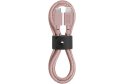 Кабель Native Union Belt Lightning/USB-С, 1.2 м, розовый