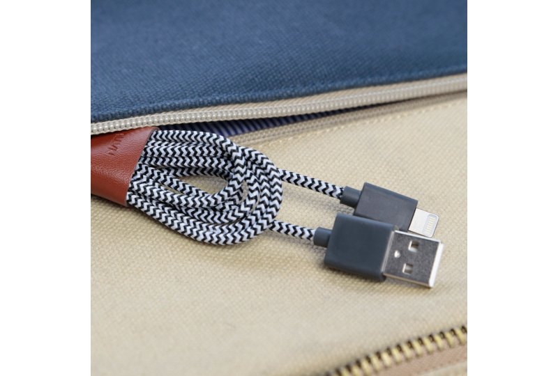 Кабель Native Union Belt Lightning/USB, 3 м, серый