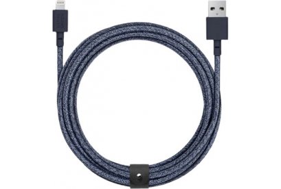 Кабель Native Union Belt Lightning/USB, 3 м, индиго