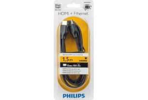 Кабель Philips HDMI c Ethernet, 1,5 м, Black