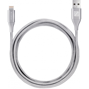 Кабель Lenzza Lighthing 1.2 м, кевлар, Silver