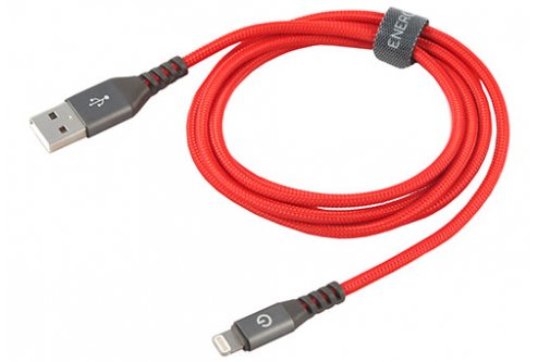 Кабель Energea Alutough Lightning 1,5 м Red