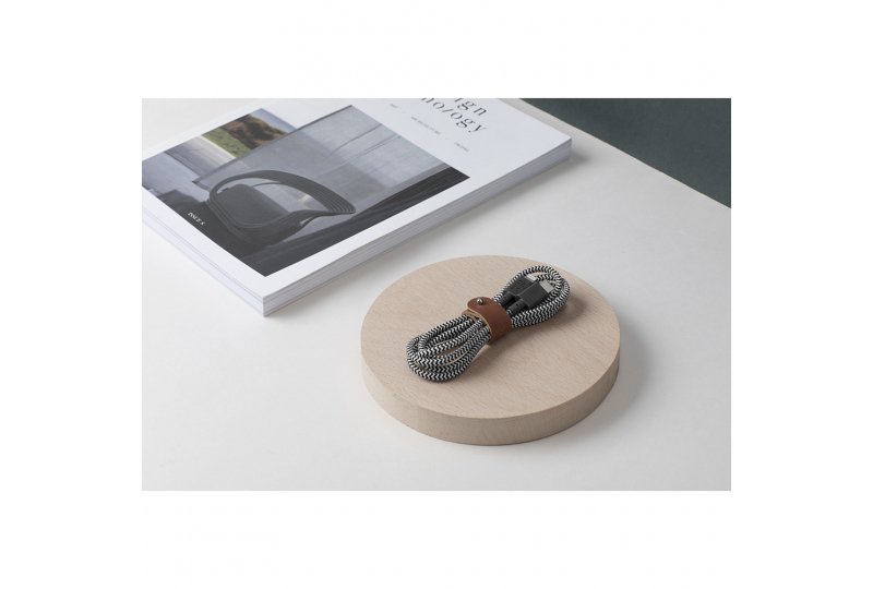 Кабель Native Union Belt Lightning/USB-C, 1.2 м, зебра