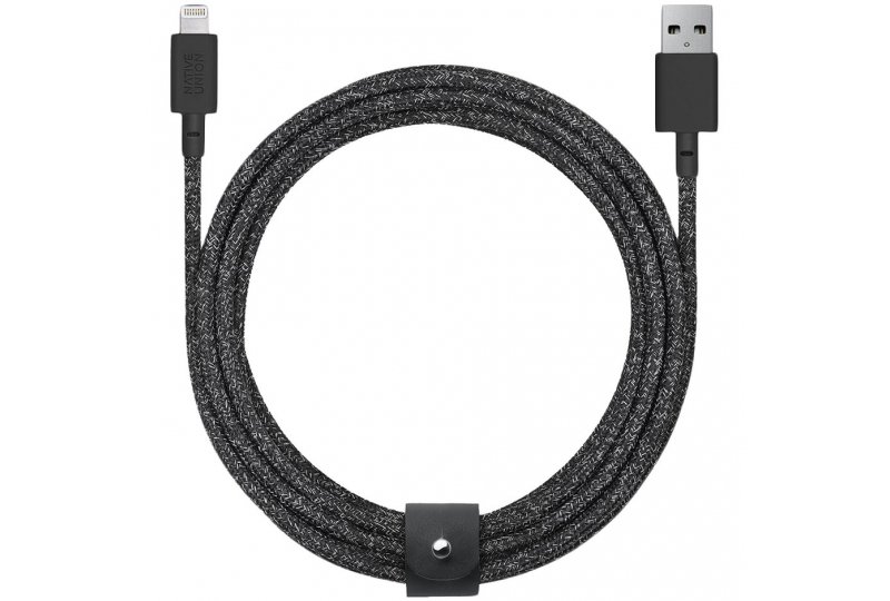 Кабель Native Union Belt Lightning/USB, 3 м, Black