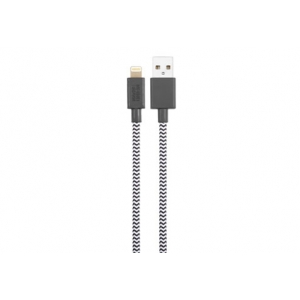 Кабель Native Union Belt Lightning/USB, 1.2 м, зебра