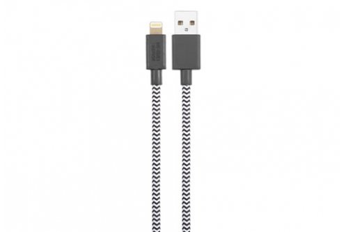 Кабель Native Union Belt Lightning/USB, 1.2 м, зебра