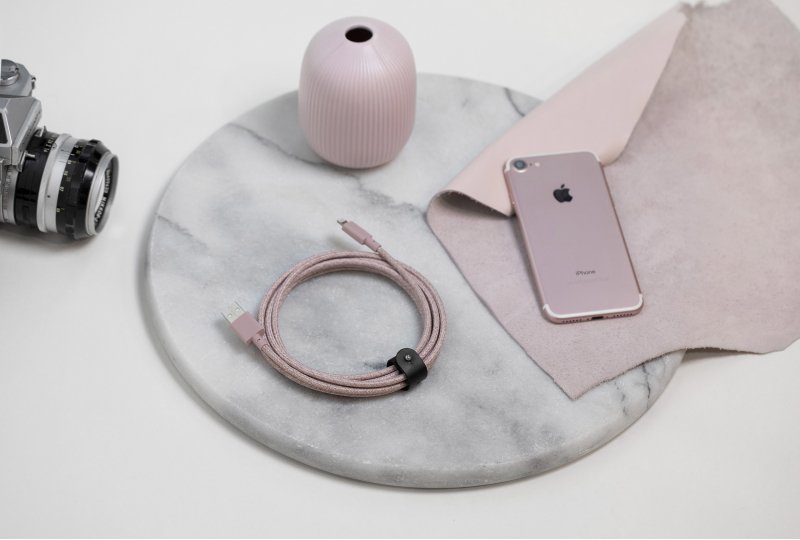 Кабель Native UnionLightning/USB, 3 м, розовый