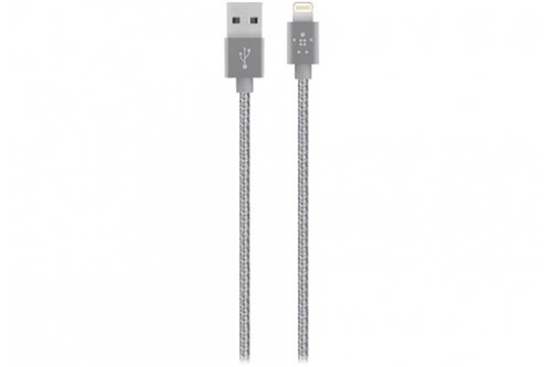 Кабель Belkin MIXIT Metallic Lightning на USB 1,2 м серый