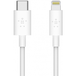 Кабель Belkin Lightning - USB-C, 1,2м, White