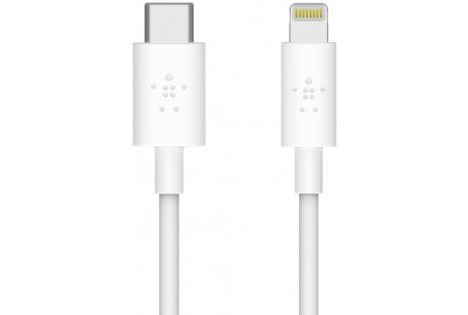 Кабель Belkin Lightning - USB-C, 1,2м, White