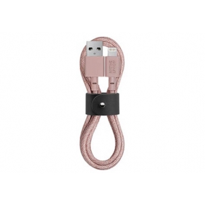 Кабель Native Union BELT Lightning на USB, 1.2 м розовый