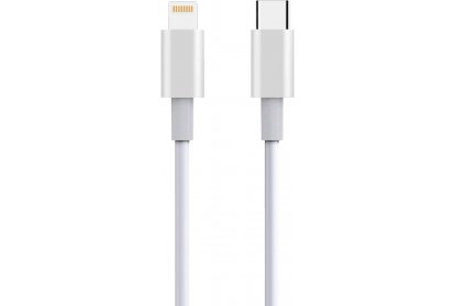Кабель moonfish Lightning - USB-C, 1.2 м, полиуретан, White