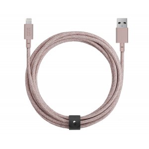 Кабель Native UnionLightning/USB, 3 м, розовый