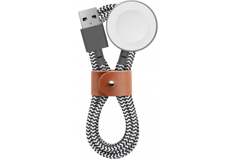 Кабель Native Union Belt для Apple Watch, 1.2 м, зебра