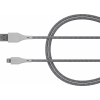 Кабель moonfish Lightning - USB-A, 1.2 м, текстиль, серый