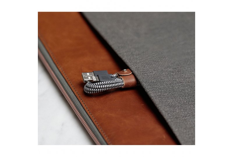 Кабель Native Union Belt Lightning/USB, 3 м, серый