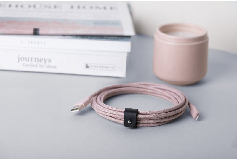 Кабель Native UnionLightning/USB, 3 м, розовый