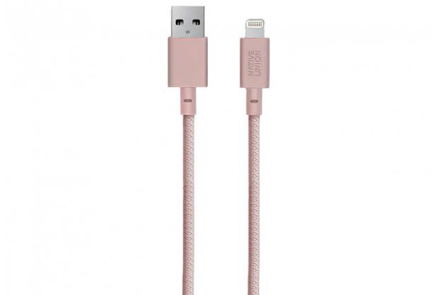 Кабель Native Union BELT Lightning на USB, 1.2 м розовый