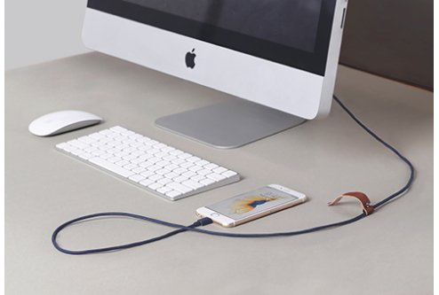 Кабель Native Union Belt Lightning/USB, 1.2 м синий
