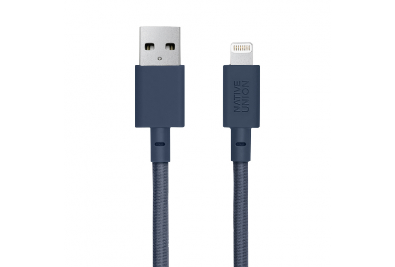 Кабель Native Union Belt Lightning/USB, 3 м, синий