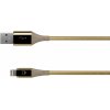 Кабель moonfish Lightning 1 м, текстиль, Gold
