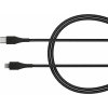 Кабель moonfish USB-C/Lightning, 1.2 м, текстиль, Black