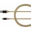 Кабель moonfish Lightning 1 м, текстиль, Gold