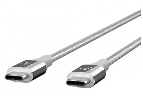 Кабель Belkin USB-C на USB-C, 1.2 м, Silver