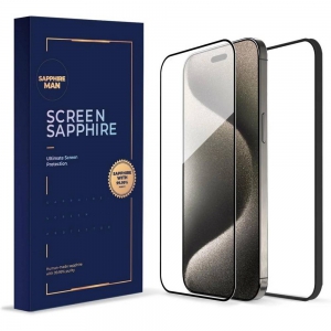 Защитное стекло Sapphireman для iPhone 15 Pro Max