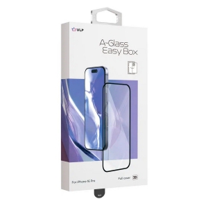 Защитное стекло VLP A-Glass Easy Box 2.5D для iPhone 16 Pro