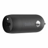 Автомобильное зарядное устройство Belkin 18 Вт, USB-C, PD, Black