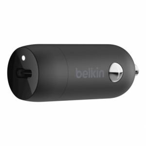 Автомобильное зарядное устройство Belkin 18 Вт, USB-C, PD, Black